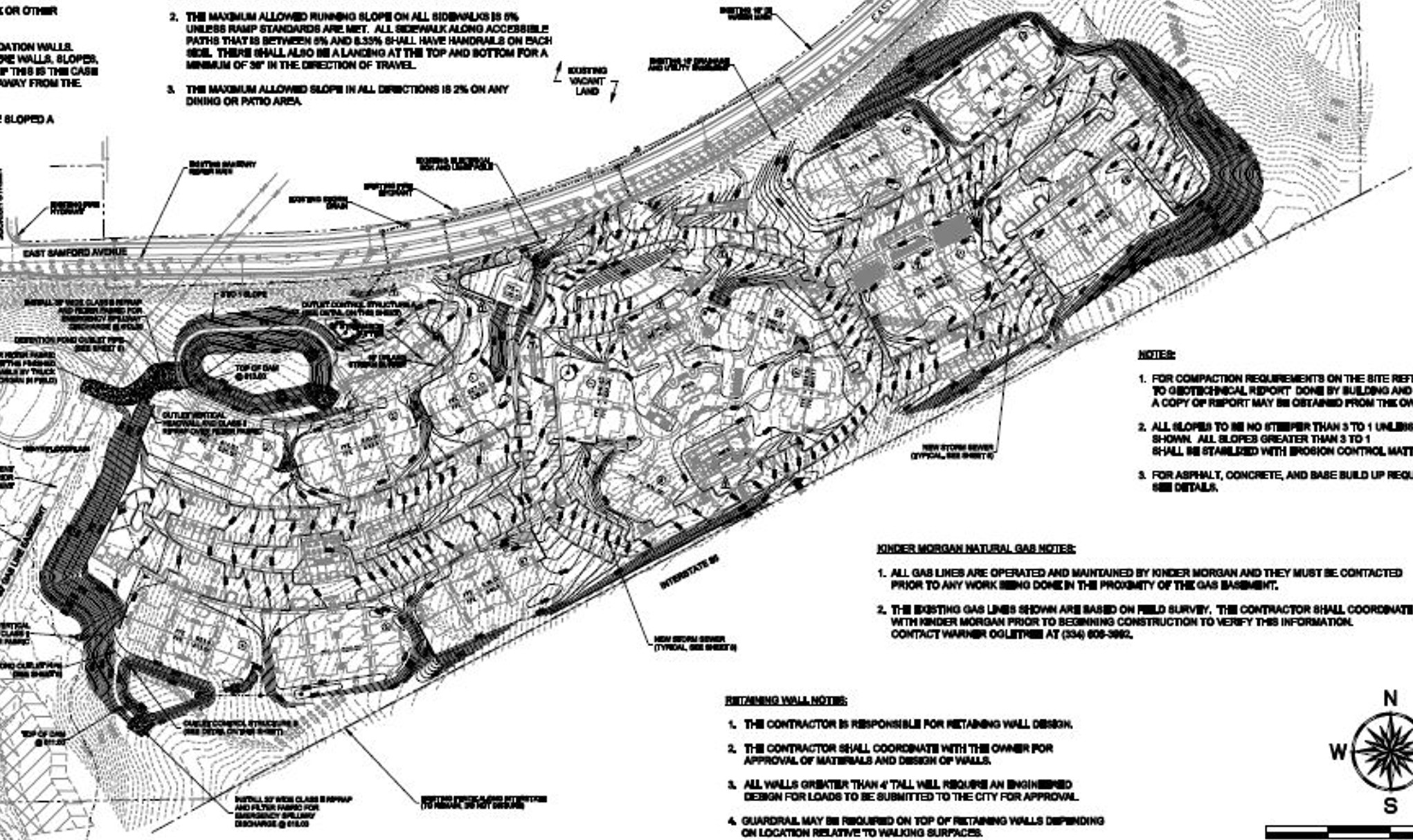 Greystone Point Apartments site design plans